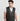 Safari Hunting Black Leather Handy Vest - Zipped