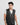 Safari Hunting Black Leather Handy Vest - Zipped