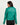 Serenity Greenish Cyan Biker Leather Jacket - Back