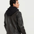 Teen Spirit Black Leather Jacket - Back