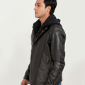 Teen Spirit Black Leather Jacket - Left