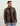 Theodore Elementary Brown Leather Cafe Racer Jacket - Front