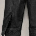 Tom Holland Uncharted Black Leather Jacket - Buttons