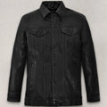 Tom Holland Uncharted Black Leather Jacket - Main