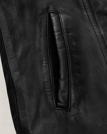 Tom Holland Uncharted Black Leather Jacket - Pocket