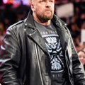 Triple H Black Leather Jacket - Right