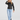 Zombieland Emma Stone Double Tap Black Leather Jacket - Pose