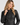 Zombieland Emma Stone Double Tap Black Leather Jacket - Zoom