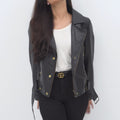 Arabella Moto Black Leather Jacket - Video