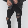 Storm Faux-fur Embellished Black Leather Jacket - Video