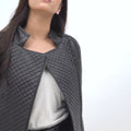 Roxette Quilted Black Slim Leather Jacket - Video