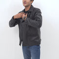 Mykel Quilted Black Leather Jacket - Video