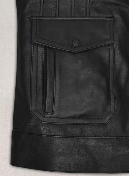 Aaron Taylor Johnson Leather Jacket - Pocket