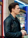 Tom Holland Uncharted Leather Jacket - Side